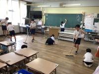 たてわり掃除①