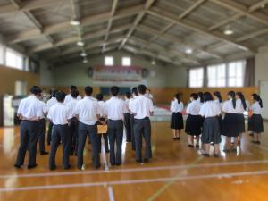 1009 学年合唱練習