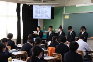 1128 職場体験学習発表