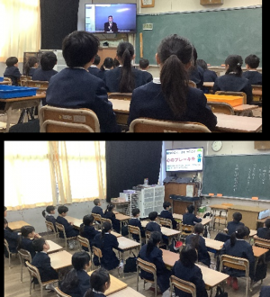 教室での児童の様子