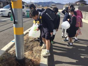 通学路清掃