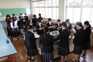 0128 ２年合唱練習