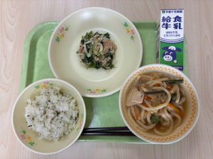 今日の給食