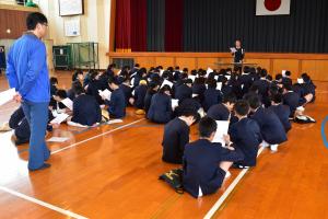 新入生1日入学　風景
