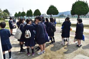 新入生1日入学　風景