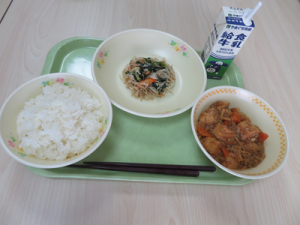 今日の給食