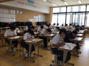 中間テストの様子2
