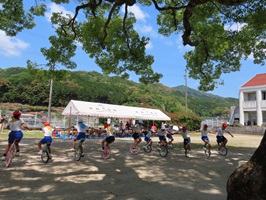 一輪車演技