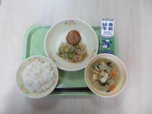 今日の給食