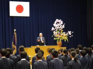 来賓祝辞の様子