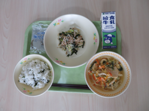 今日の給食