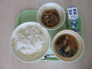 今日の給食