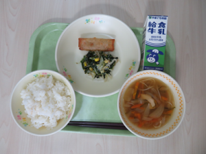 今日の給食