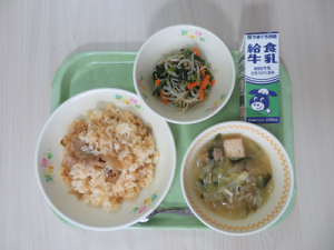 今日の給食