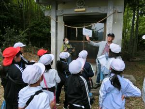 冷泉屋敷跡見学
