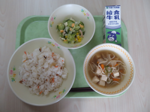 今日の給食