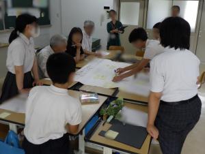 7月8日：7月7日には、錦中学校区拡大熟議があり、「これからの社会を生き抜く力」について、児童、生徒、教職員、地域の方で意見を出し合いました。宇佐川小学校運営協議会の委員の皆様も参加してくださいました。児童は小学5年生から参加します。