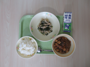今日の給食