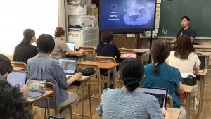 渡部先生による教育相談研修