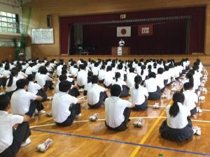 校長先生のお話