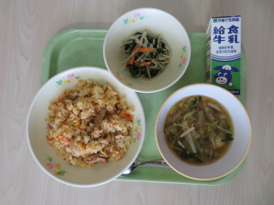 今日の給食