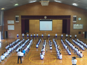 団結式の様子4
