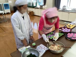 料理の様子
