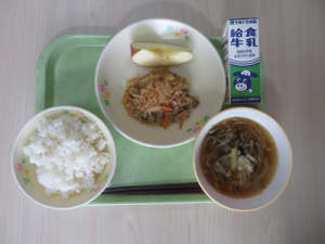 今日の給食