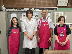 学校保健委員会役員と松丸先生