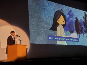 英語弁論の様子