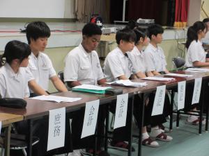 生徒総会　３