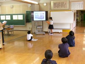 5年生の発表の様子1