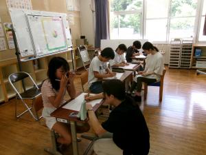 夏休み学習会の様子2