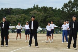 応援合戦の様子