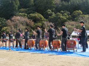 柱野太鼓Ｏｂ演奏