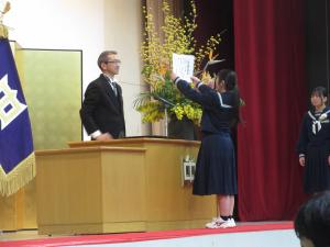 卒業証書授与式　1