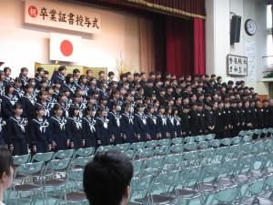 卒業証書授与式　4