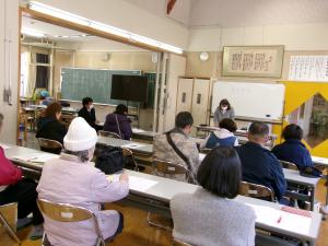 家庭教育学級の様子