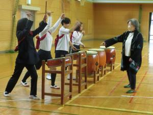 太鼓練習の様子1